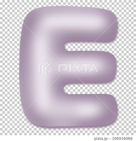 Cheerful, colourful, glossy,balloon children's alphabet. Colored 3d letters and numbers birthday 106916066