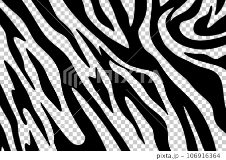 Seamless  black and yellow zebra fur pattern. Stylish wild zebra print. Animal print background for fabric, textile, design, advertising banner. 106916364