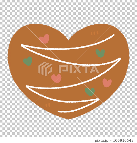 Christmas heart gingerbread cookies. Winter homemade xmas sweet Christmas heart gingerbread cookies. Winter homemade xmas sweet 106916545