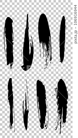 筆のテクスチャー素材 106916944