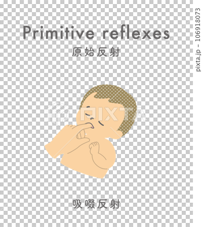 插圖素材：原始反射吸吮反射 106918073