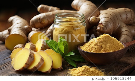 Ginger root spice Ginger root spice 106918244