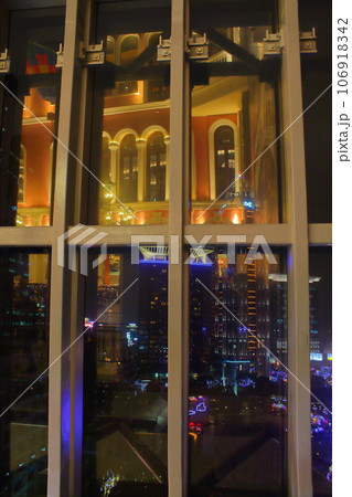 ナイトシーン 夕映 夜景 106918342