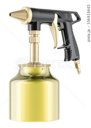 Portable Sand Blaster Gun, 3D rendering Portable Sand Blaster Gun, 3D rendering 106918685
