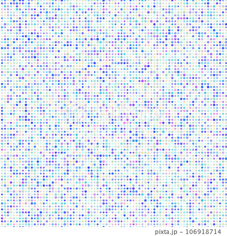 Multicolor background, colorful vector texture with circles. Splash effect banner. Dotted abstract illustration with blurred drops of rain. Seamless pattern for fabric, textile 106918714