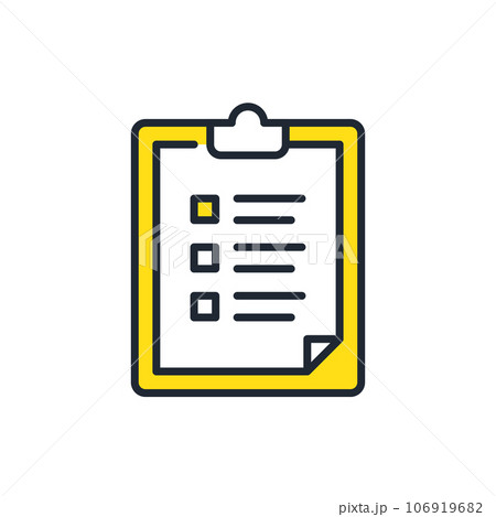 バインダーのシンプルなベクターアイコンイラスト素材 106919682