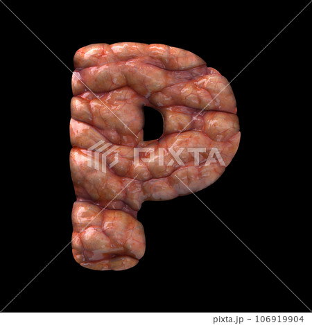 Halloween letter P - Upper-case 3d bloody font - suitable for Halloween, horror or death related subjects Halloween letter P - Upper-case 3d bloody font - suitable for Halloween, horror or death related subjects 106919904