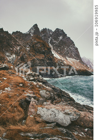 Winter Norway sea Winter Norway sea 106919985