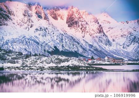 Winter Norway lake Winter Norway lake 106919996