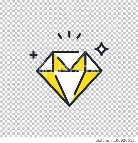 ブランディングのシンプルなベクターアイコンイラスト素材 106920013