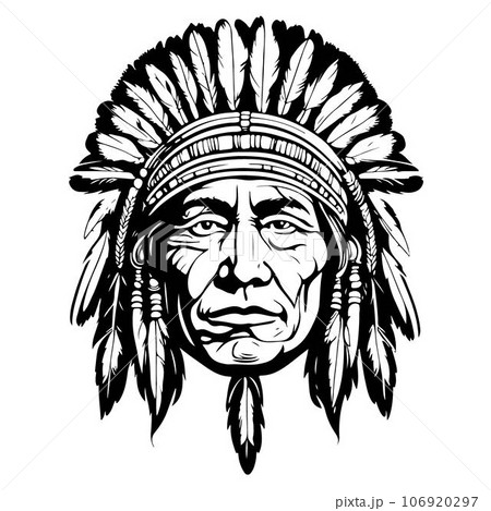 Excellent and lovely Native aboriginal vector art Excellent and lovely Native aboriginal vector art 106920297