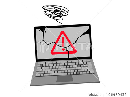 故障したノートパソコン 106920432