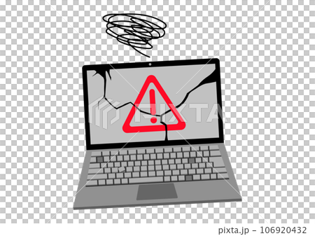 故障したノートパソコン 106920432