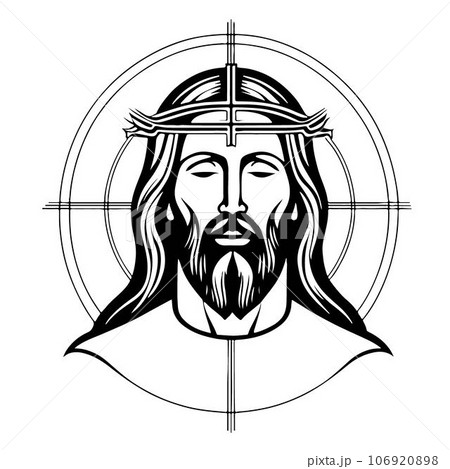 Breathtaking and lovely Jesus Christ vector art 106920898
