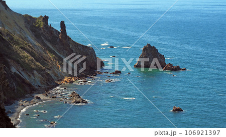 小樽　祝津パノラマ展望台からの景色 106921397