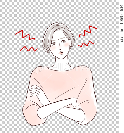 Frustrated middle-aged woman 106921634