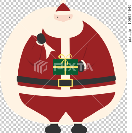 Fat Santa Claus with lots of presents Fat Santa Claus with lots of presents 106924649