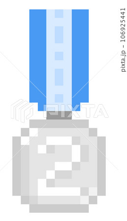 2nd Medal pixelated v301 2nd Medal pixelated v301 106925441