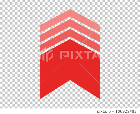 Upward arrow icon business illustration 106925483