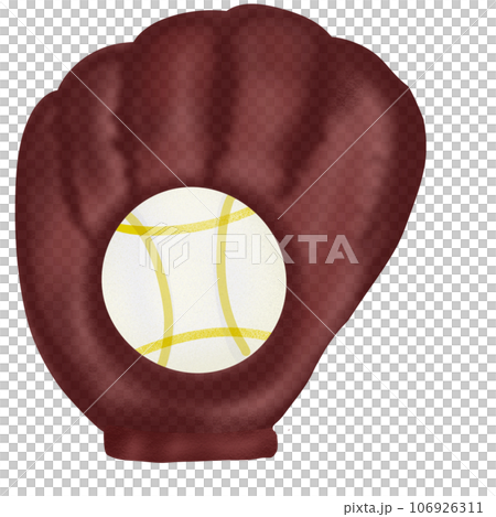 Glove_baseball_red 106926311