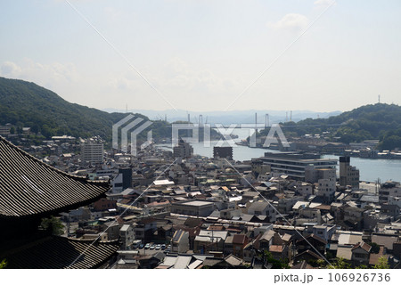 天寧寺海雲塔と尾道の街並-3 天寧寺海雲塔と尾道の街並-3 106926736