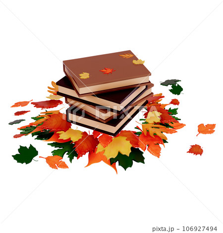 Autumn decoration illustration 3d 106927494