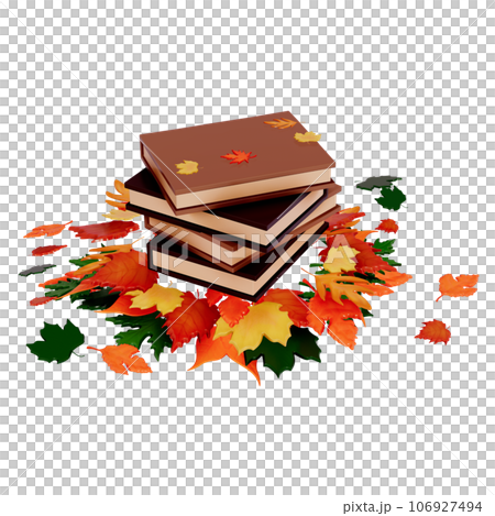 Autumn decoration illustration 3d 106927494