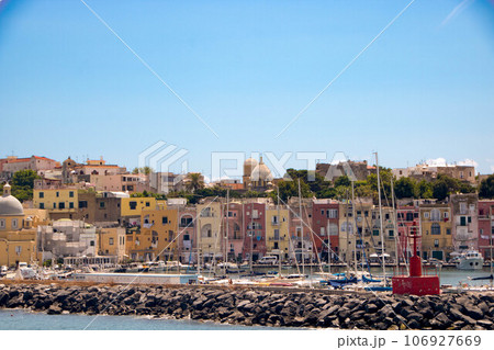 Marina Grande, the main port of the enchanting island of Procida, Marina Grande, the main port of the enchanting island of Procida, 106927669