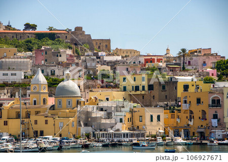 Marina Grande, the main port of the enchanting island of Procida, Marina Grande, the main port of the enchanting island of Procida, 106927671