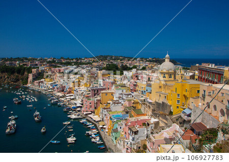 beautiful panorama of Procida island beautiful panorama of Procida island 106927783
