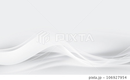 Light White Background with Smooth Wavy Lines 106927954
