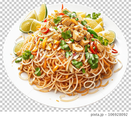 pad thai with shrimps clipart pad thai with shrimps clipart 106928092