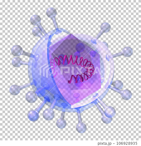立体・3D「ウイルス/virus」 106928935