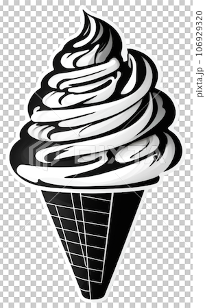 ice cream icon in simple style 106929320