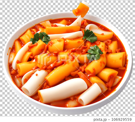 tteokbokki realistic picture tteokbokki realistic picture 106929559