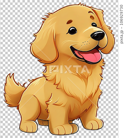 cute dog isolated on white background 106929730