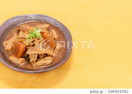 味噌煮　土手煮　根菜類の煮物 106929762