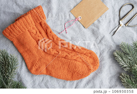 Wool knitted socks Wool knitted socks 106930358