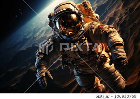 astronaut in space 106930769
