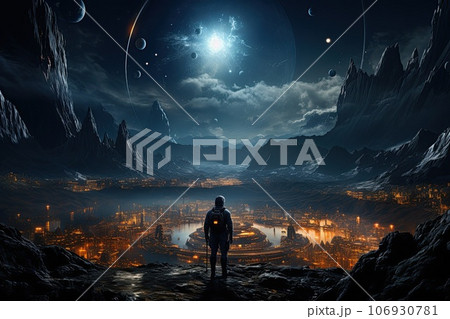 astronaut in space 106930781