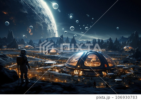 astronaut in space 106930783