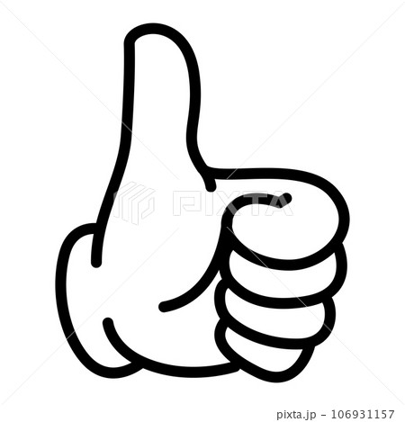 サムズアップ ハンドサイン サムズアップ ハンドサイン 106931157