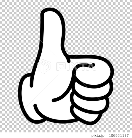 サムズアップ ハンドサイン サムズアップ ハンドサイン 106931157
