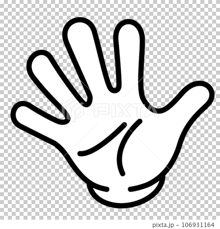 ストップのハンドサイン 106931164