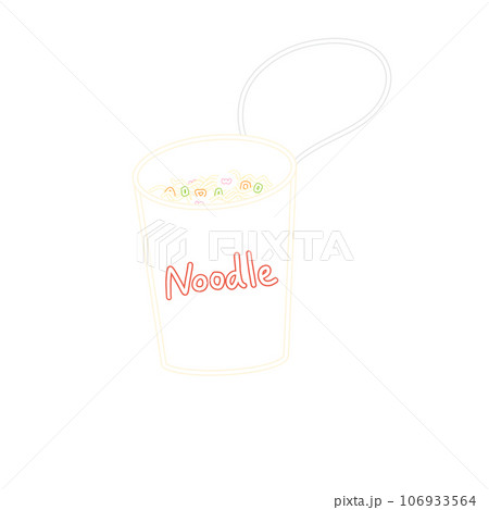 Noodles drawing 106933564