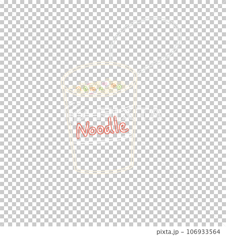Noodles drawing 106933564