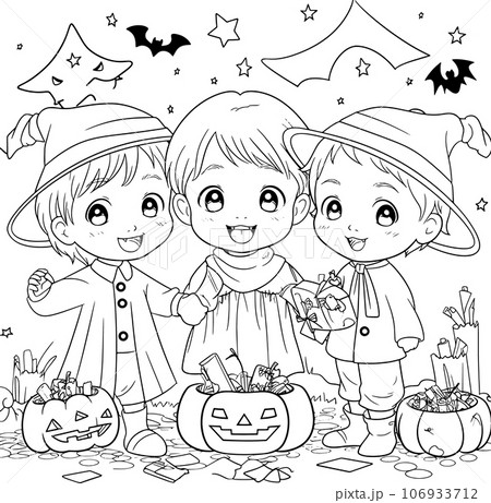 halloween party clip art black and white