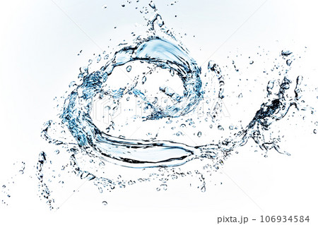 飛び散る水しぶき AI生成画像 飛び散る水しぶき AI生成画像 106934584