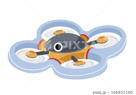 Unmanned aerial vehicle with wings, aircrafts 106935100
