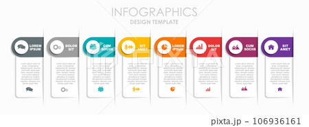 Infographic design template with place for your data. Vector illustration. 106936161